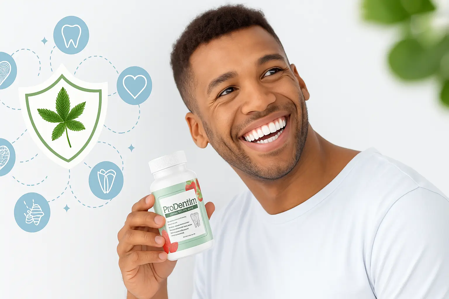 ProDentim oral probiotic bottle for gum and dental health