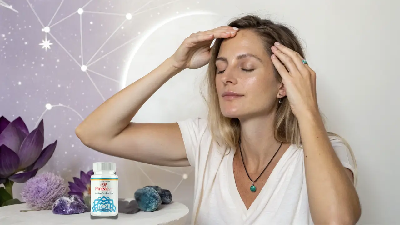 Pineal XT supplement bottle for brain and pineal gland detox